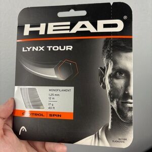 NWT HEAD Lynx Tour Tennis String - 17g/1.25 mm